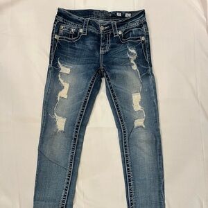 Miss Me Women’s Distressed Skinny Jeans Size: 25